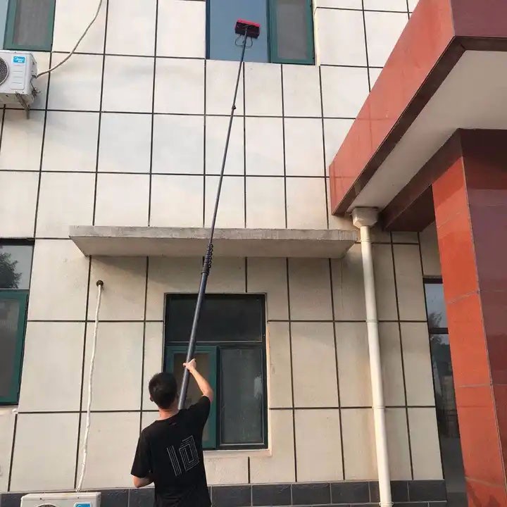 Window Cleaning Extension Pole And Brush